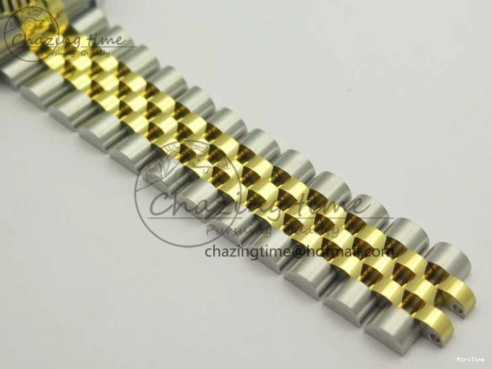 MiroTime 0519 DateJust 36 SS YG 126233 ARF 1:1 Best Edition Silver Dial Stick Markers on SS YG Jubilee Bracelet SH Elegant 3430